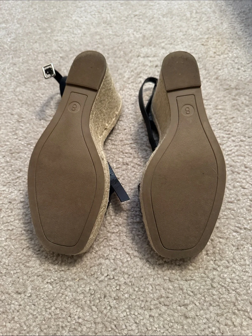 a new day Black Espadrille Wedge Sandals - Picture 7 of 7